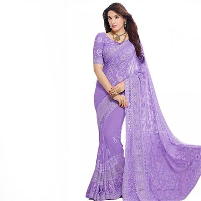  Embroidery Saree 