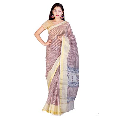 Pure Kota Hand Block Print Saree