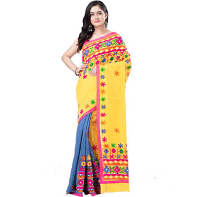 Kathiawari Saree Fabric