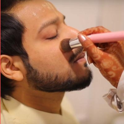 Groom make up