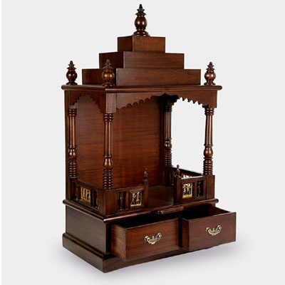 wooden temple for home