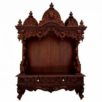 wooden temple for home