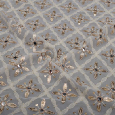 Gota Patti Georgette Fabric